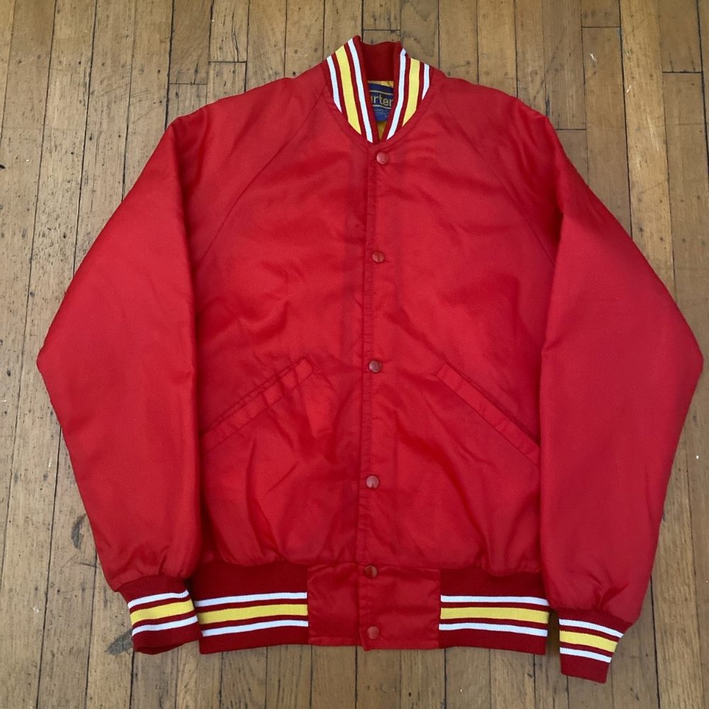Vintage 1970’s Starter Satin Varsity Jacket